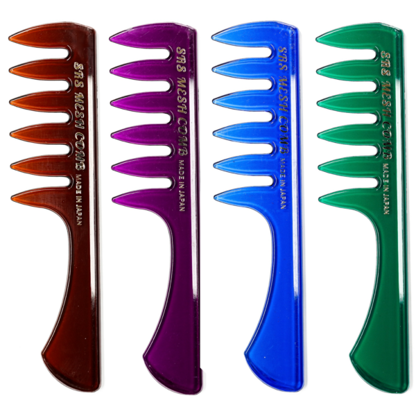 SRS Mesh Comb (Full Handle) (4 Colors)