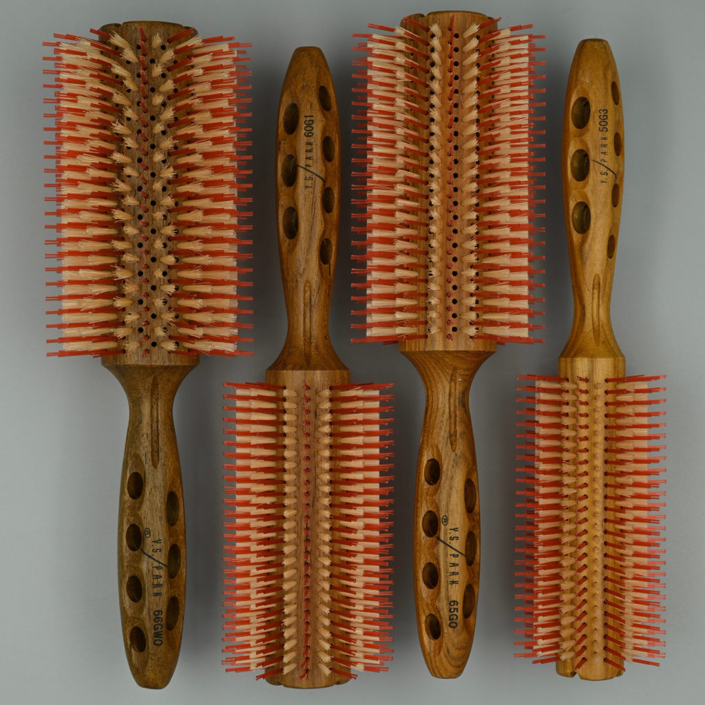 Sanbi SR Series Pure Boar Bristle Round Brush - Japan Pro Tools