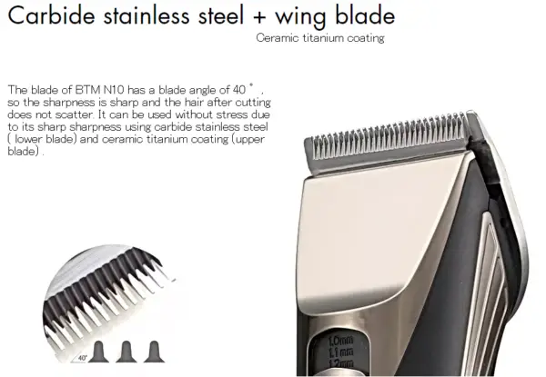 FEEL BTM N10 Cordless Clipper - Image 2