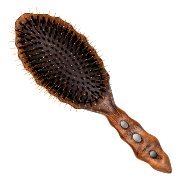 YS Park 651 Luster Styler - Mixed Boar Bristle & Nylon Pin Paddle Brush