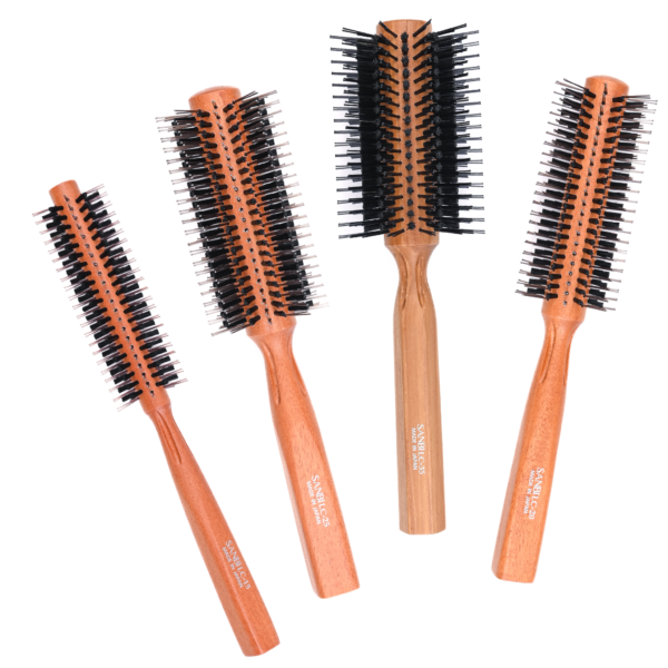 Sanbi LC Series - Classic Nylon / Boar Round Brush