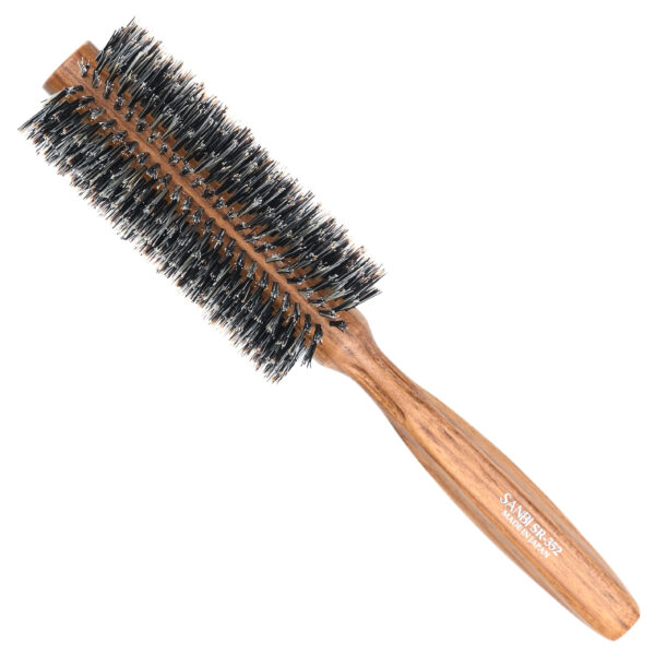 Sanbi SR Series - Soft Pure Boar Bristle Round Brush - Image 7