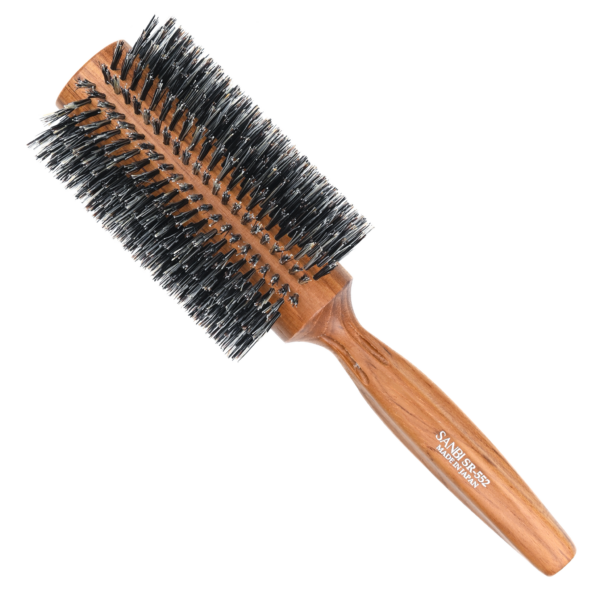 Sanbi SR Series - Soft Pure Boar Bristle Round Brush - Image 4