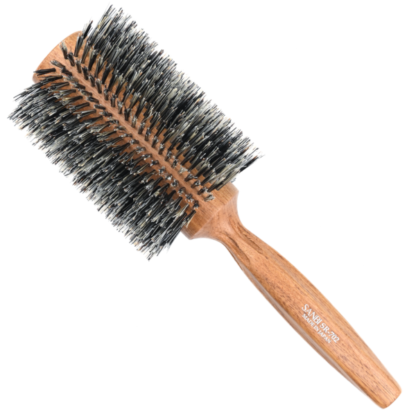 Sanbi SR Series - Soft Pure Boar Bristle Round Brush - Image 3