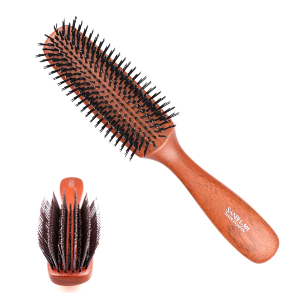 Sanbi L 301 - Boar Bristle Nylon Pin Styling Brush