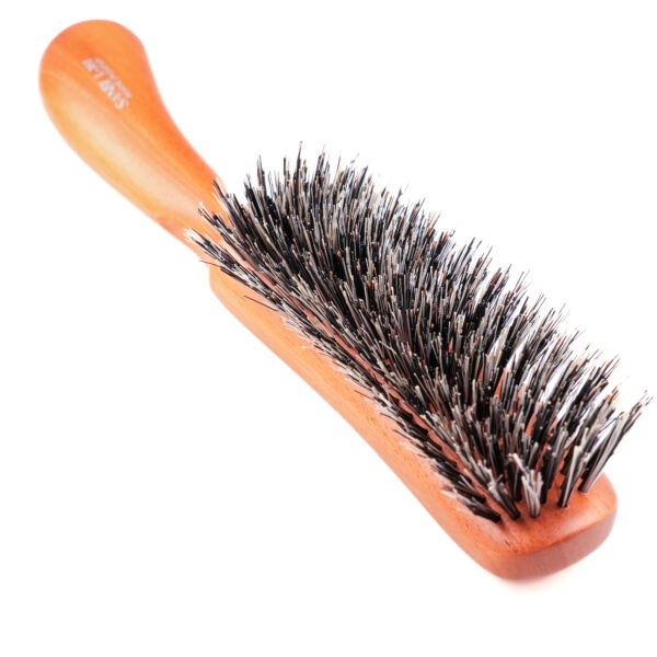 Sanbi L 381 - Soft Boar Bristle S Curve Styling Brush - Image 3