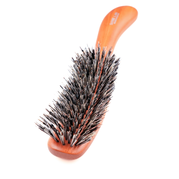 Sanbi L 381 - Soft Boar Bristle S Curve Styling Brush - Image 2