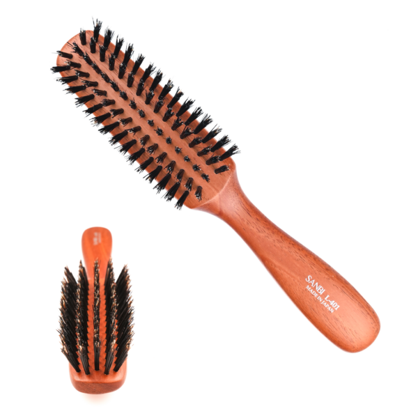 Sanbi L 401 - Hard Boar Bristle Styling Brush