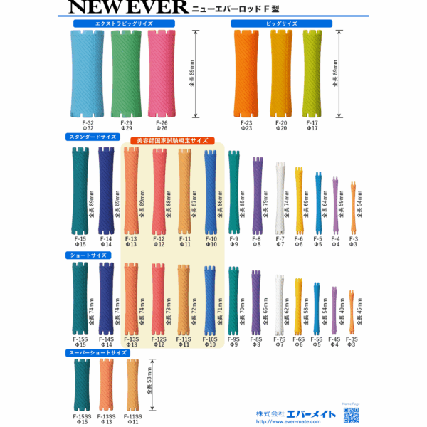 EverMate EverRod F Type: Classic Perm Rod
